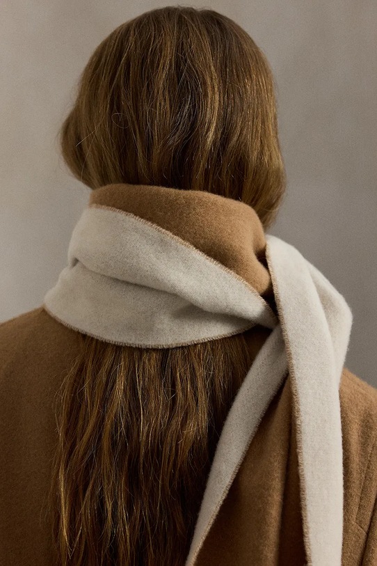 Kratki vuneni šal Polo Ralph Lauren 455954331 bež