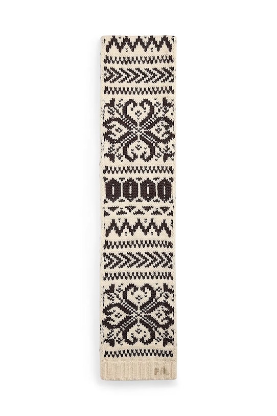 Vlnený šál Polo Ralph Lauren 455962000 béžová AW24