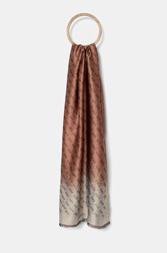 Šála Guess pletenina růžová AW5192.MOD03