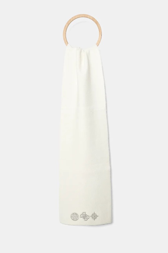 Šátek z vlněné směsi Guess pletenina béžová AW5178.POL03