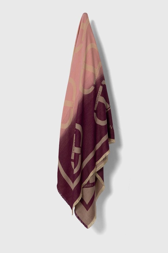 Šátek Twinset látka burgundské 242TA4500