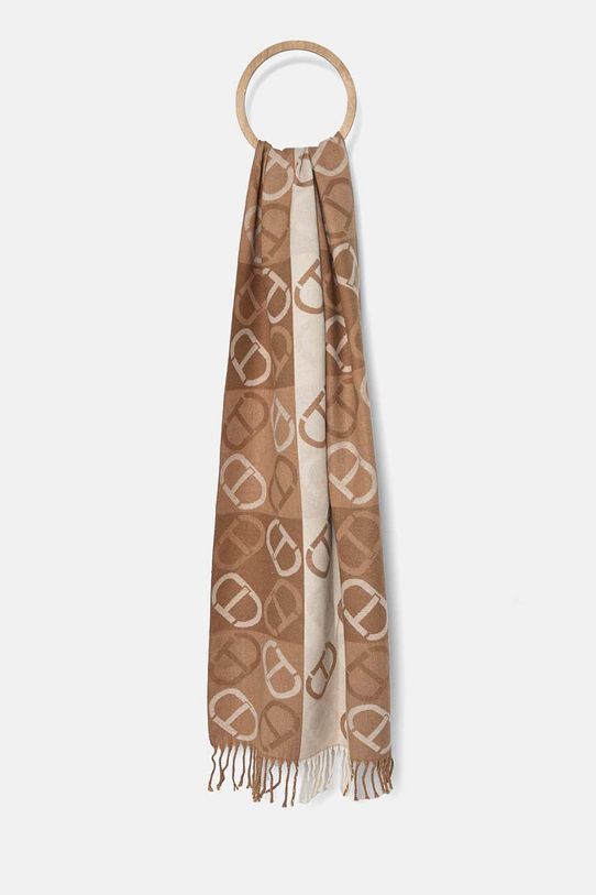 Šal Twinset pletivo bež 242TA4110