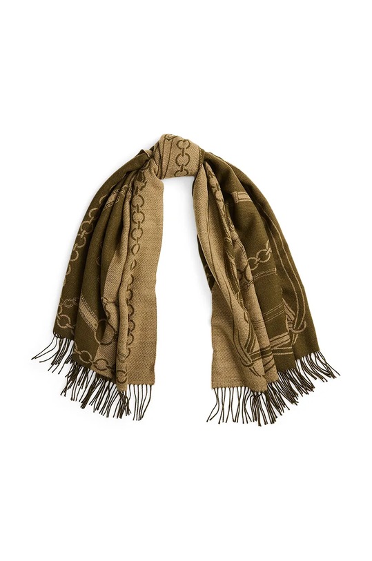Šála Lauren Ralph Lauren pletenina zelená 454960035