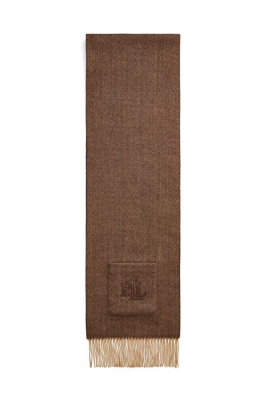 Шал с вълна Lauren Ralph Lauren 454960052 бежов AW24
