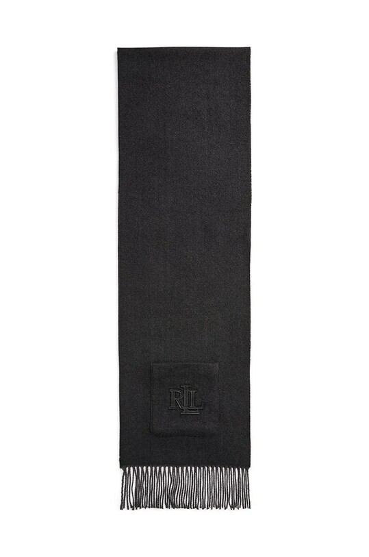 Шарф з домішкою вовни Lauren Ralph Lauren 454960052 коричневий AW24