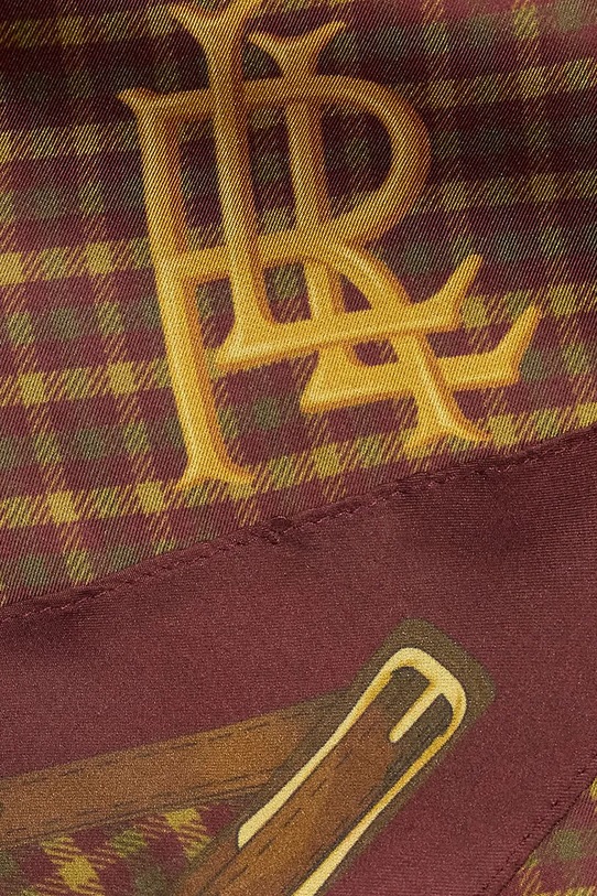 Αξεσουάρ Μεταξωτό φουλάρι Lauren Ralph Lauren 454961475 καφέ