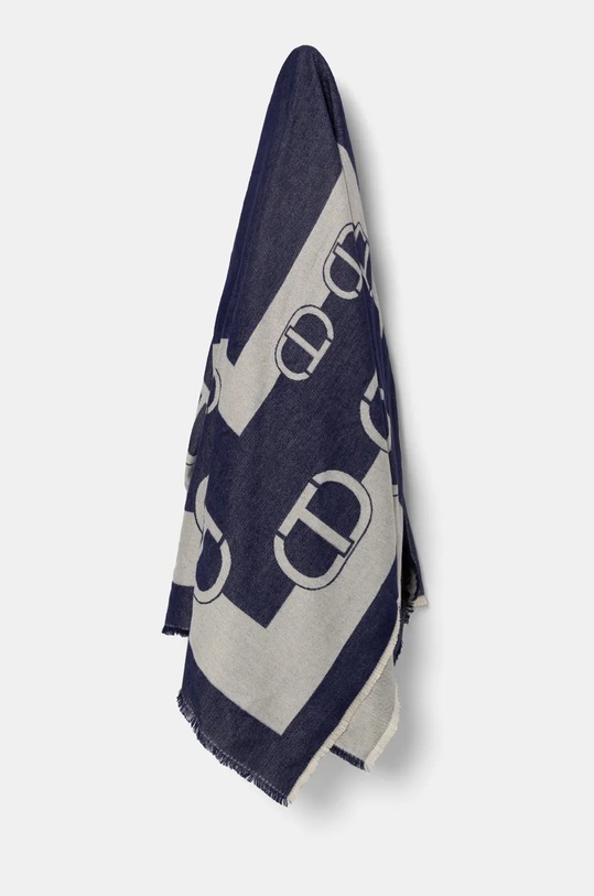 Twinset sciarpa tessuto blu navy 242TO5090