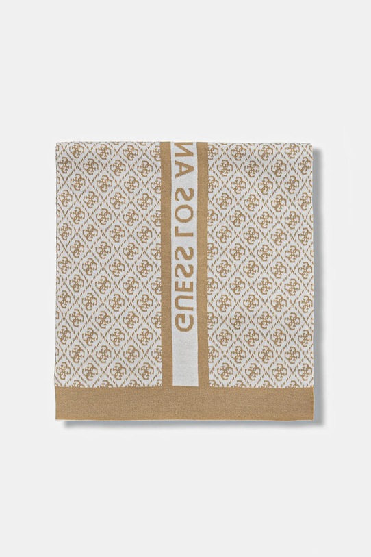 Guess szalik z domieszką wełny SEVYN W4BZ22.Z3JD2 zielony NC25