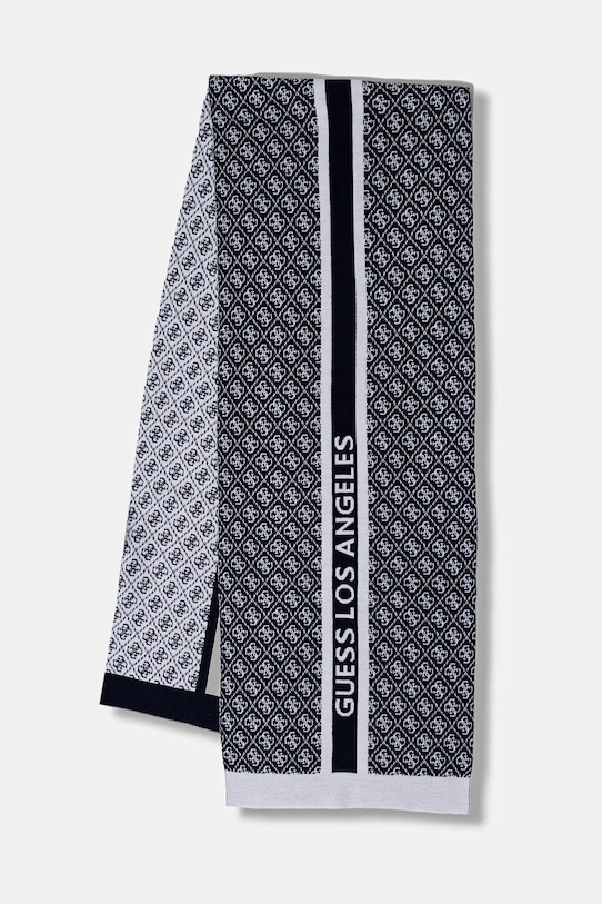 Guess szalik z domieszką wełny SEVYN z domieszką wełny granatowy W4BZ22.Z3JD2