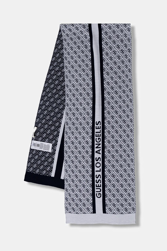 Guess szalik z domieszką wełny SEVYN z domieszką wełny granatowy W4BZ22.Z3JD2