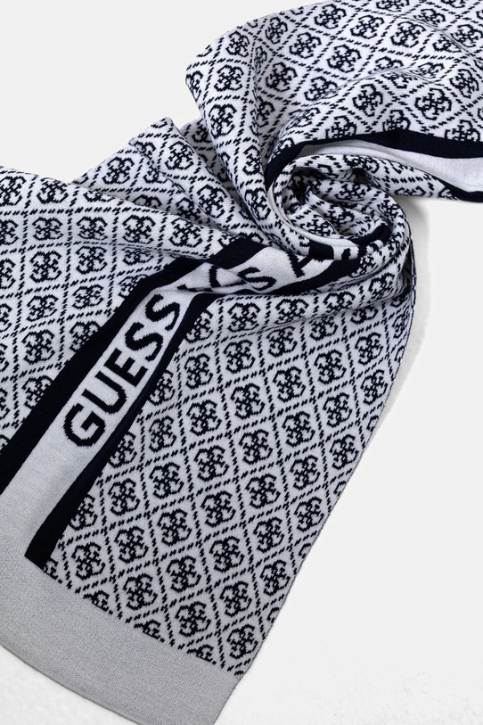 Akcesoria Guess szalik z domieszką wełny SEVYN W4BZ22.Z3JD2 granatowy