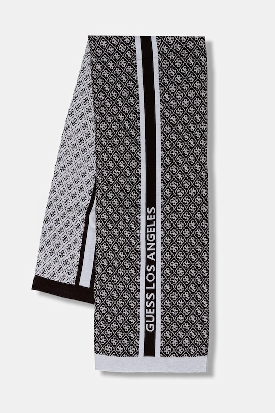 Šál s prímesou vlny Guess SEVYN s prímesou vlny hnedá W4BZ22.Z3JD2