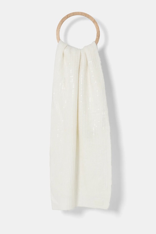 Šátek z vlněné směsi Guess pletenina bílá W4BZ27.Z3J92