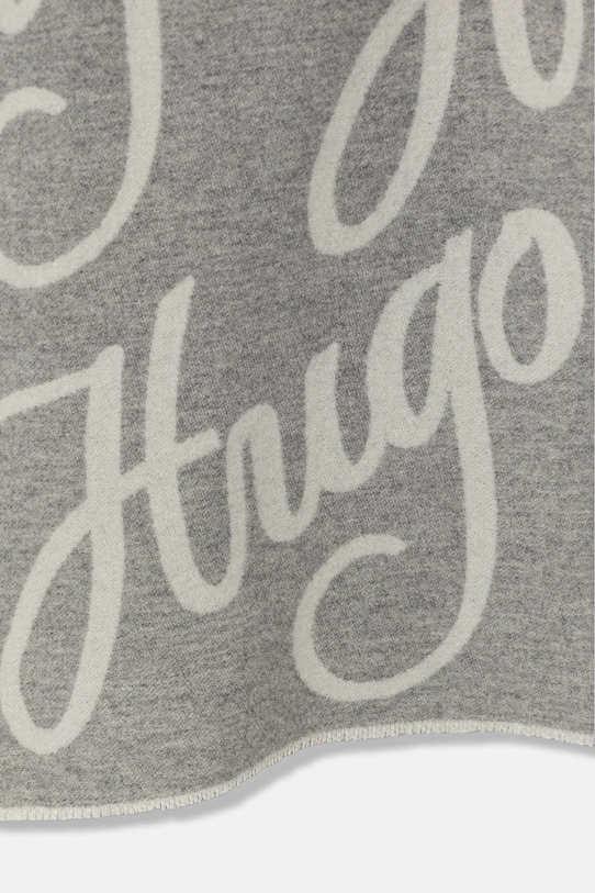 Volnen šal HUGO Byanca_40*180 50524789 siva AW25