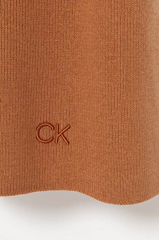 Calvin Klein szalik K60K612601 brązowy AW24