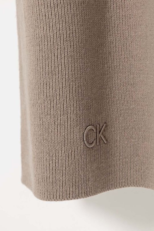Κασκόλ Calvin Klein K60K612601 γκρί AW24