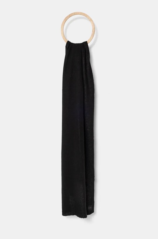 Шарф Calvin Klein трикотаж чорний K60K612606