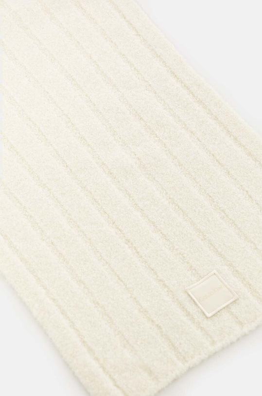 Шарф з домішкою вовни Calvin Klein K60K612608 бежевий AW24