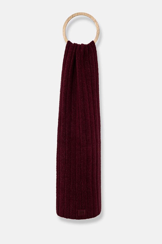 Calvin Klein esarfa din amestec de lana tricotaj burgundia K60K612608