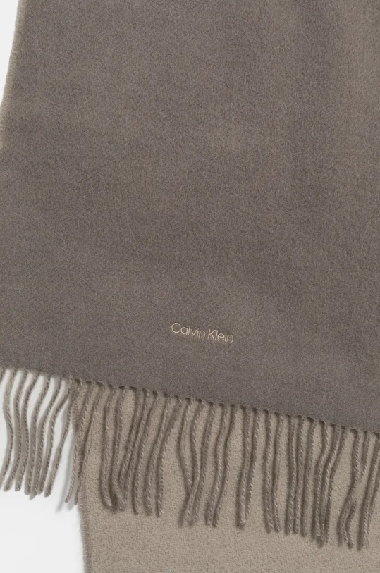 Calvin Klein esarfa de lana K60K612705 maro AW24