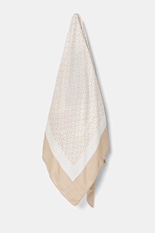 Σάλι Calvin Klein ύφασμα μπεζ K60K612706