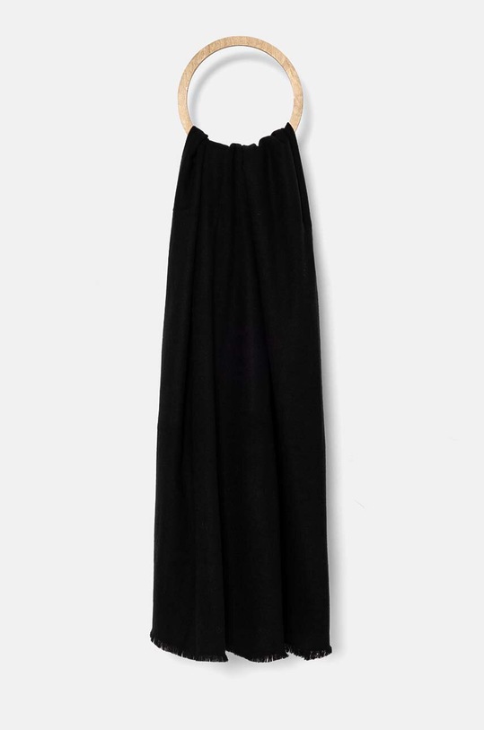 Calvin Klein esarfa din amestec de lana tricotaj negru K60K612896