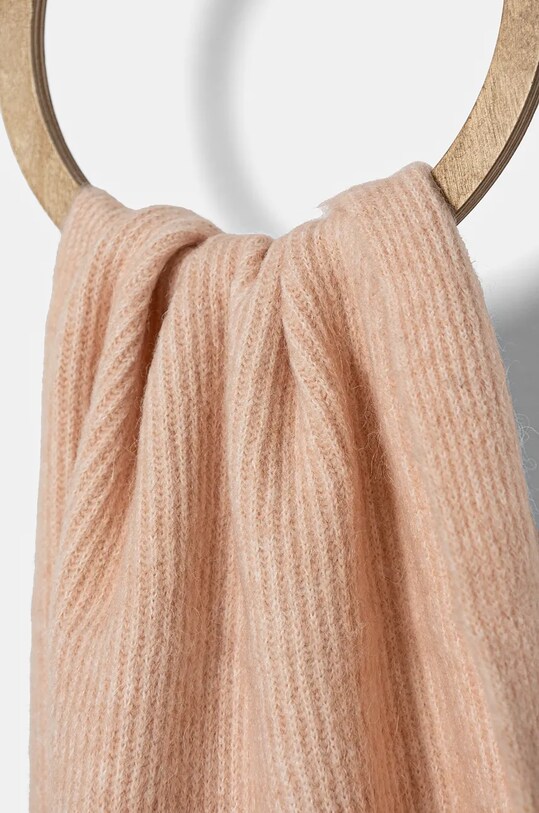 Шарф с примесью шерсти Tommy Hilfiger AW0AW16641 розовый AW24