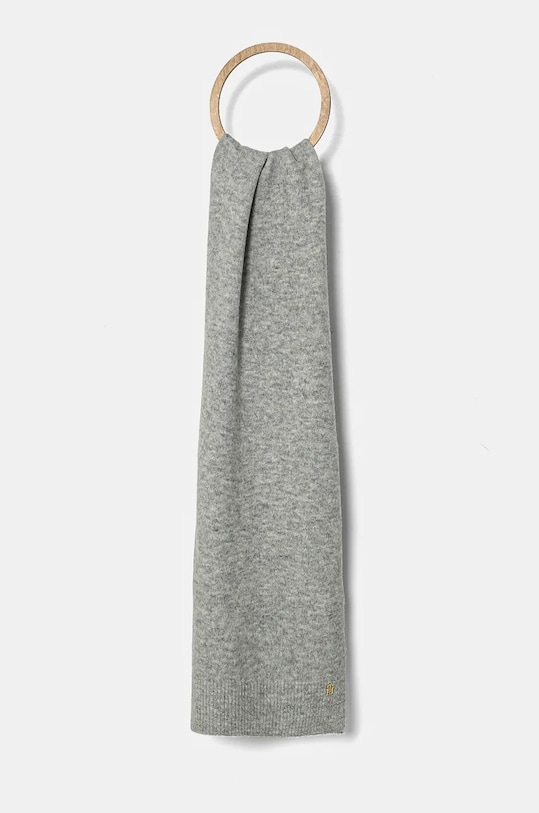 Šal Tommy Hilfiger melanž siva AW0AW16646