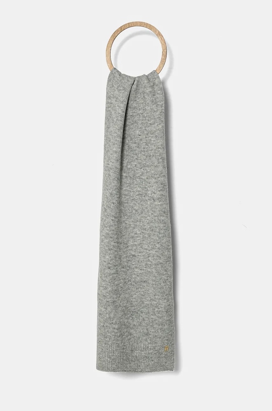 Tommy Hilfiger fular tricotaj gri AW0AW16646