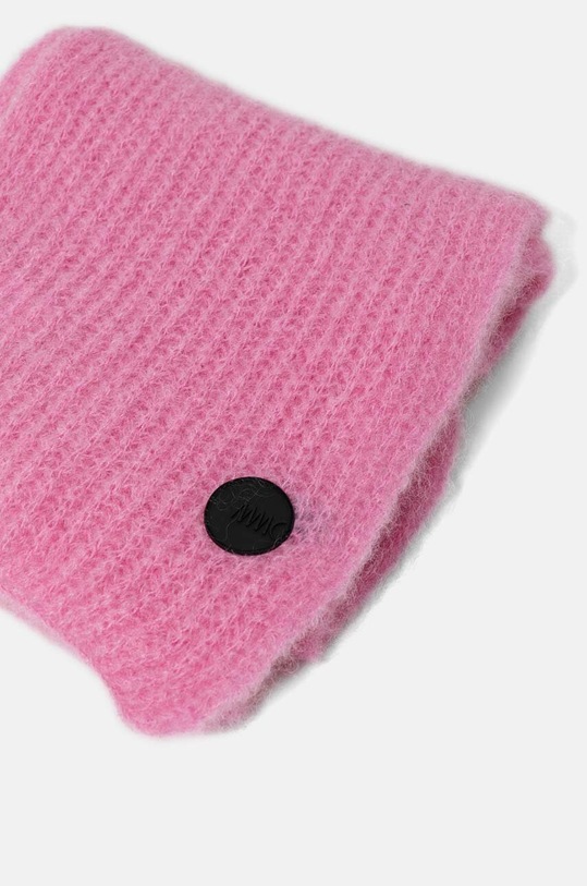 MMC STUDIO szalik wełniany ELITE ELITE.SCARF różowy AA00