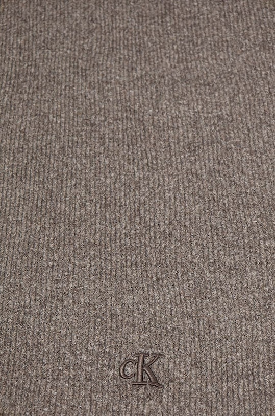 Calvin Klein Jeans esarfa din amestec de lana K60K612664 gri AW24