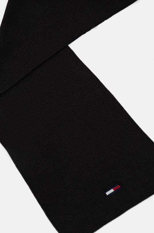 Tommy Jeans esarfa din bumbac AW0AW16779 negru AW24