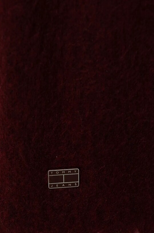 Tommy Jeans fular AW0AW16790 burgundia AW24