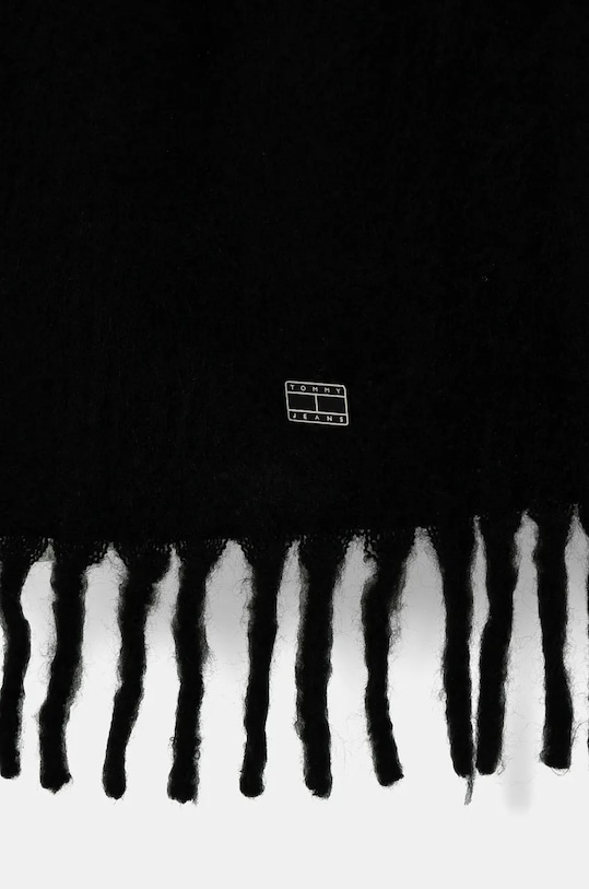 Tommy Jeans fular AW0AW16790 negru AW24