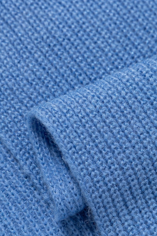 Akcesoria Morgan szalik z domieszką wełny 5MEALA 5MEALA niebieski