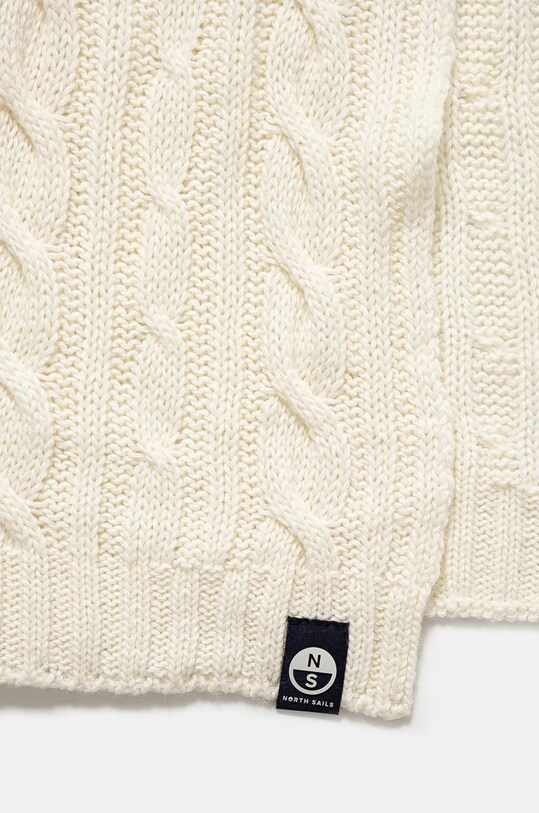 North Sails szalik 021641 beżowy AW24