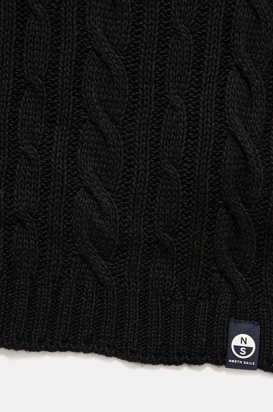 North Sails fular 021641 negru AW24