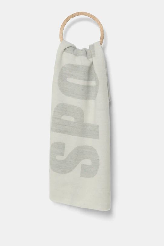 Sportalm esarfa din amestec de lana panza gri 1819833780