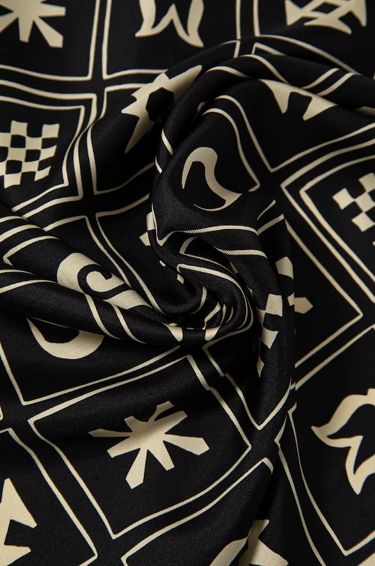 Accesorii Nanushka esarfa SHOUL NU24CRSC01199 negru