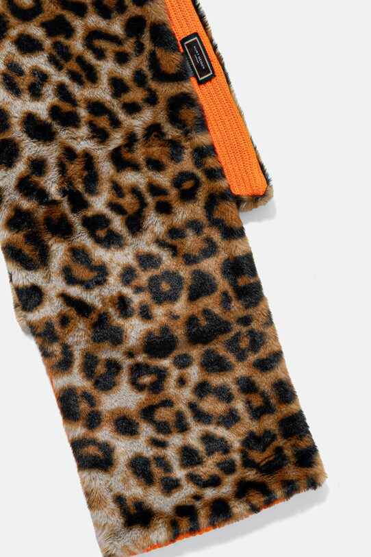 Kurt Geiger London szalik 3649839999 brązowy AW24
