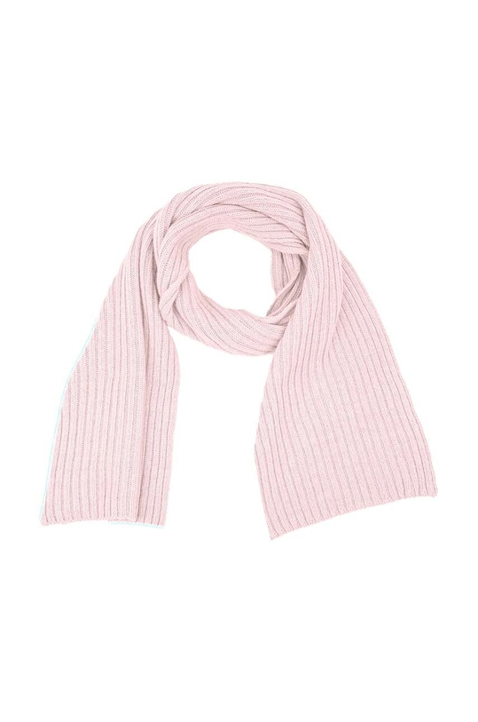 Παιδικό κασκόλ από μείγμα μαλλιού Jamiks REINN με μείγμα μαλλιού ροζ REINN.Szal.JZH389.G