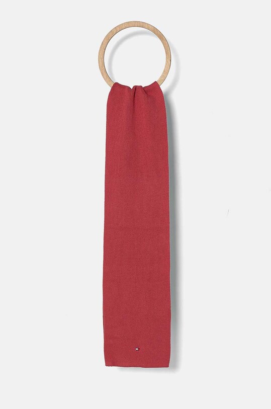 Tommy Hilfiger eșarfă din bumbac pentru copii uni roz AU0AU01566.G.9BYH