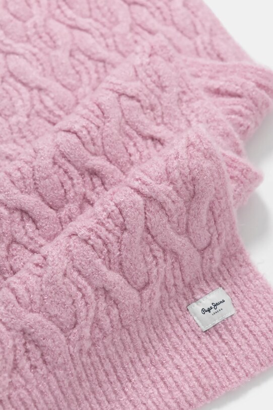 Dziewczynka Pepe Jeans szalik dziecięcy ZAIDA SCARF PG060118 różowy