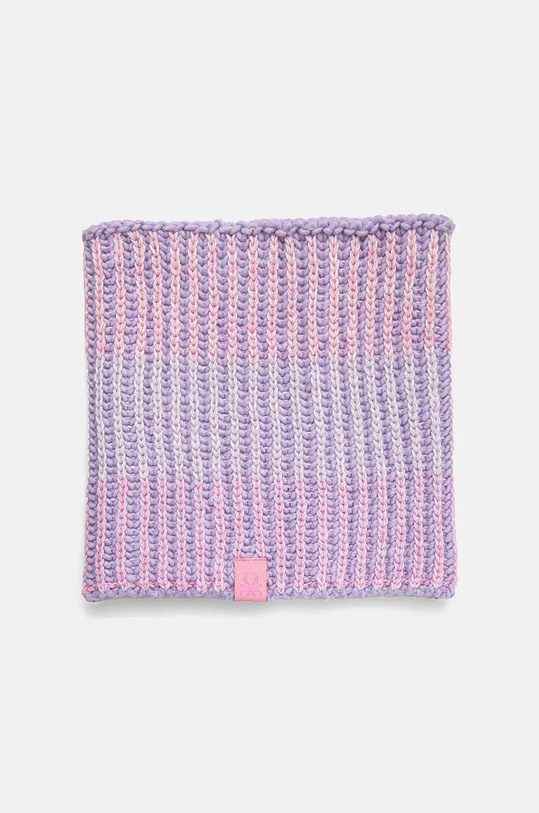 United Colors of Benetton komin z domieszką wełny dziecięcy z domieszką wełny fioletowy 115HQU011.G.G.Seasonal