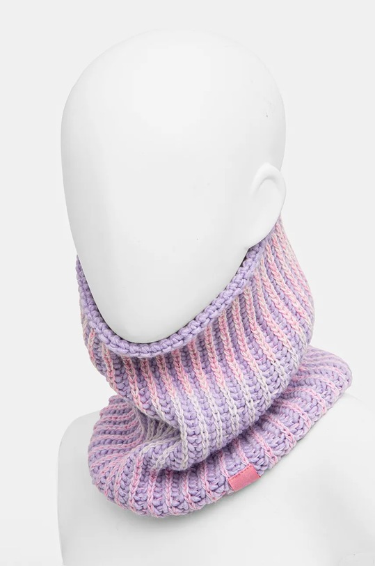 United Colors of Benetton komin z domieszką wełny dziecięcy 115HQU011.G.G.Seasonal fioletowy AW24