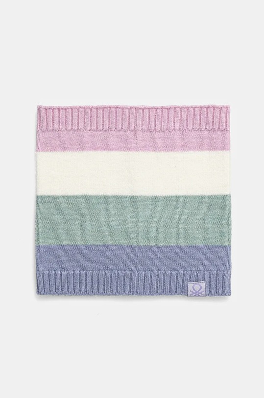 United Colors of Benetton fular pentru copii cu amestec de lână cu modele roz 1D9SHU00A.G.P.Seasonal