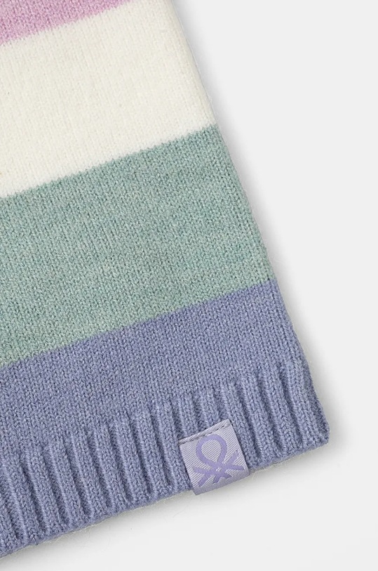 United Colors of Benetton fular pentru copii cu amestec de lână 1D9SHU00A.G.P.Seasonal roz AW24
