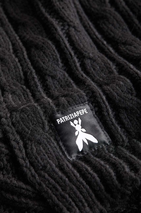 Παιδικό κασκόλ Patrizia Pepe K217 7F0019 μαύρο AW24