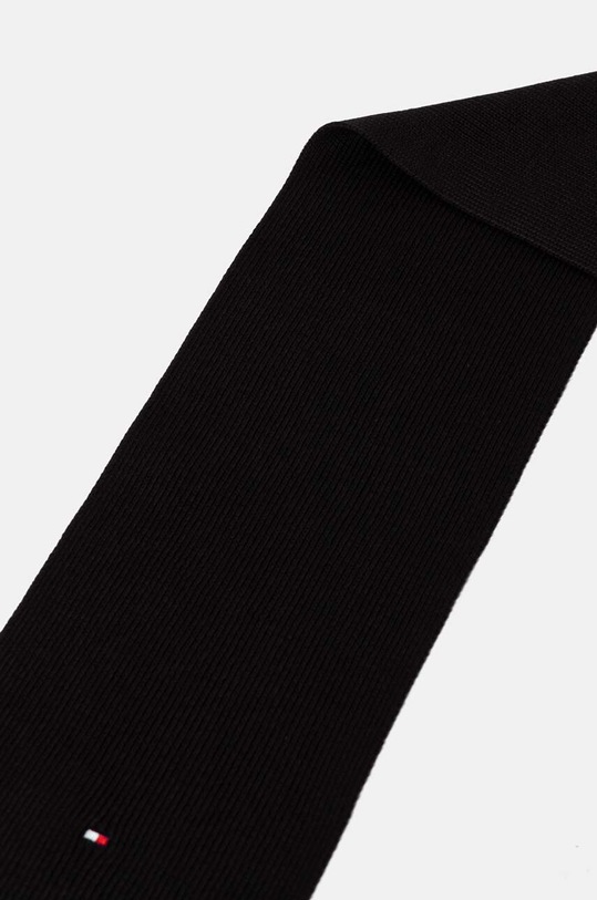 Tommy Hilfiger sciarpa in cotone per bambini AU0AU01566.9BYH nero AW24