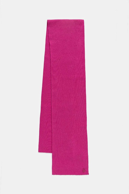 United Colors of Benetton szalik wełniany dziecięcy 1044CU00V.G.Seasonal różowy AW24